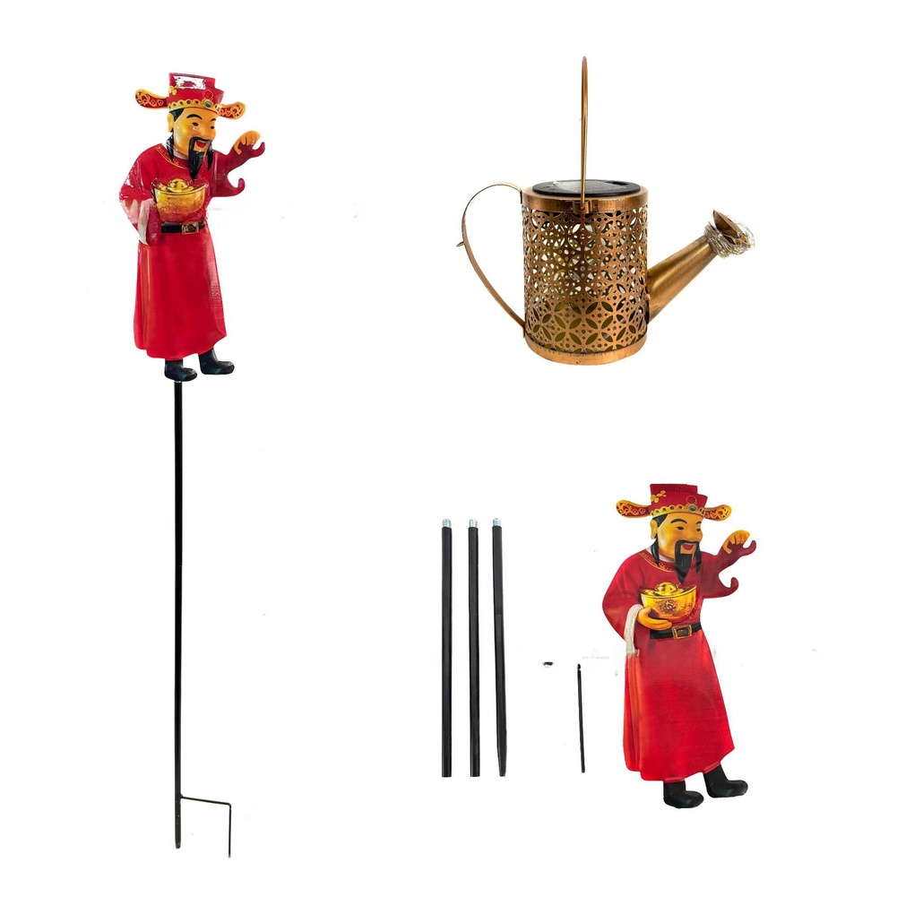 Outdoor Yard Power Stake - Lanterna a forma di annaffiatoio in