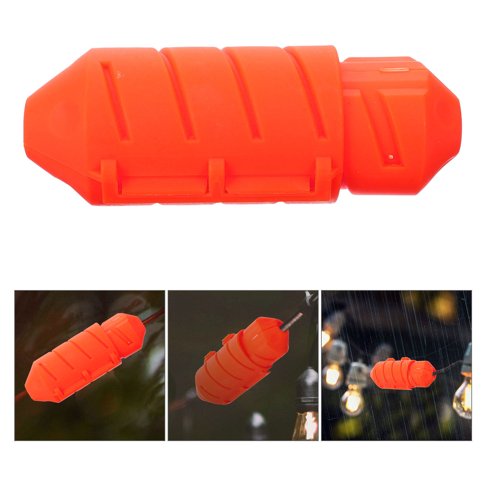 Outdoor Power Line Cover - Scatola di derivazione arancione regolabile e