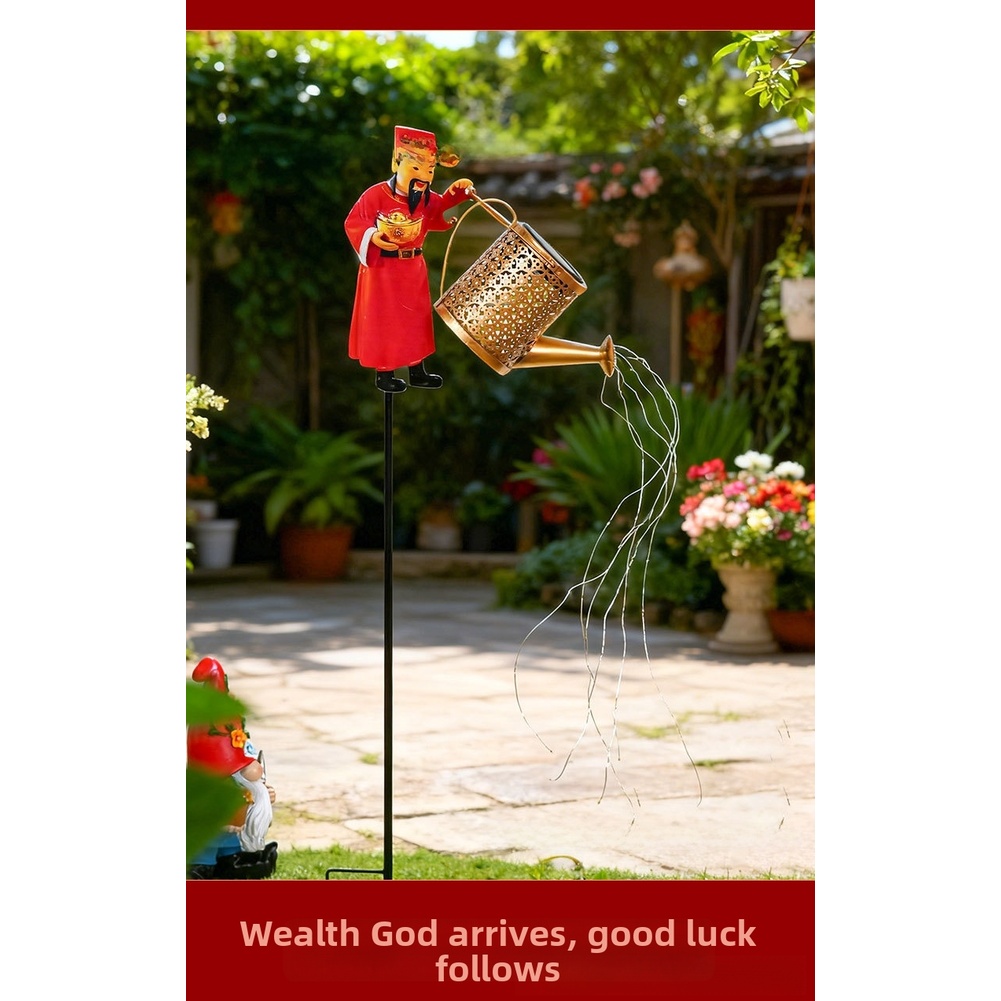 Lanterna a forma di annaffiato - Outdoor Yard Power Stake recensione e prezzo