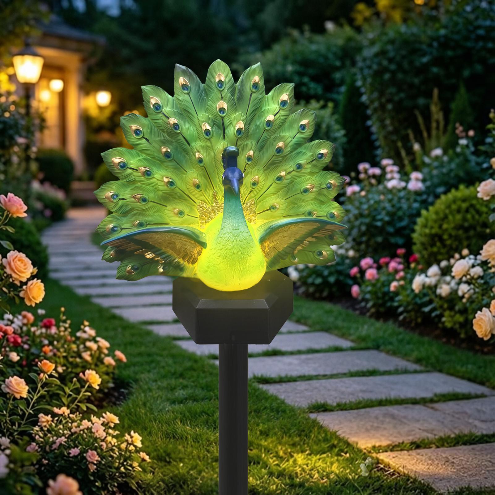 Scultura solare per uccelli da - Outdoor Yard Power Stake recensione e prezzo