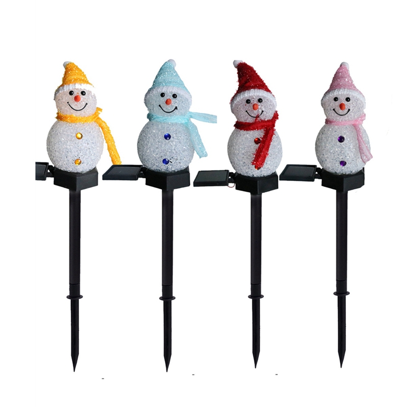 Pupazzo di neve a LED Luce sol - Outdoor Yard Power Stake recensione e prezzo