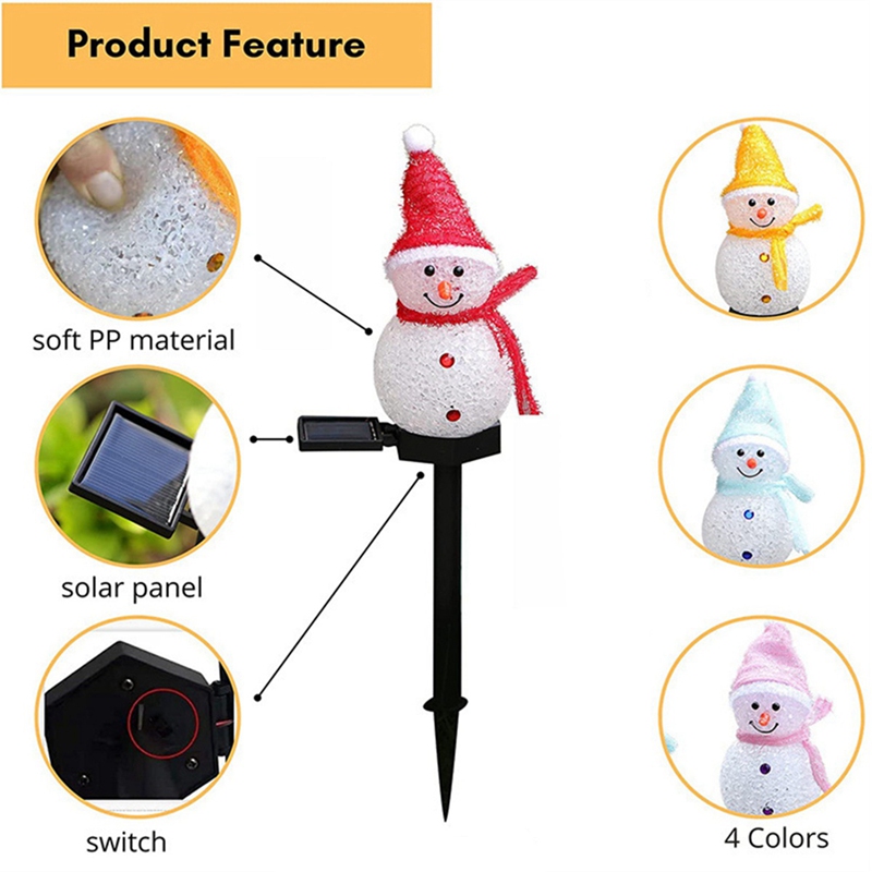 Pupazzo di neve a LED Luce sol - Outdoor Yard Power Stake recensione e prezzo