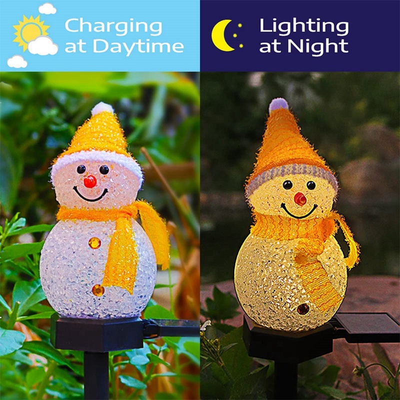 Pupazzo di neve a LED Luce sol - Outdoor Yard Power Stake recensione e prezzo