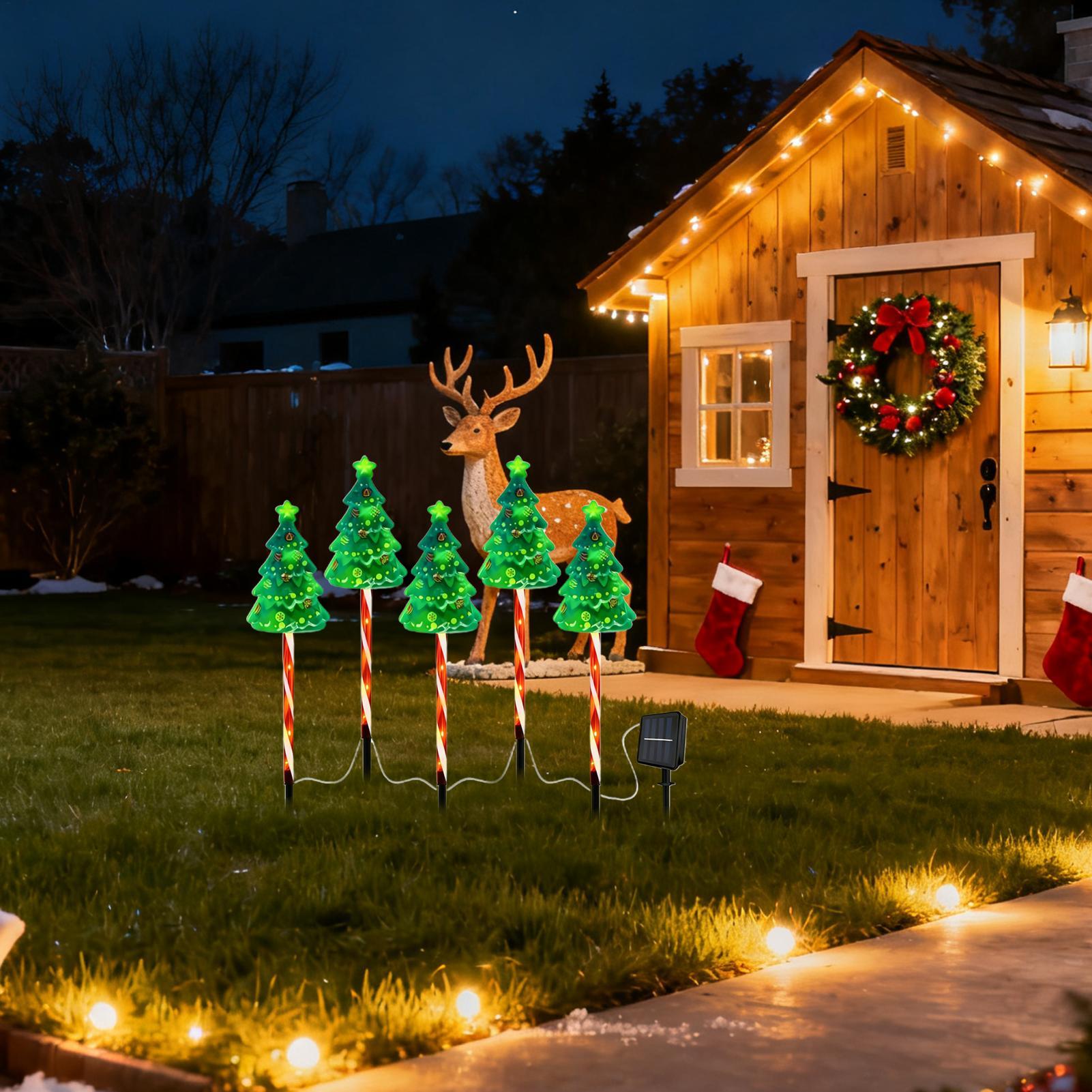 Albero di Natale Luce per vial - Outdoor Yard Power Stake recensione e prezzo