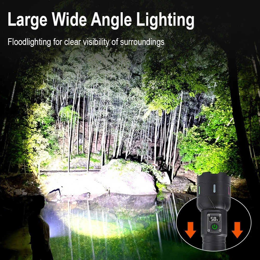BORUiT A15 Torcia con Display  - Outdoor Power Meter Bike recensione e prezzo